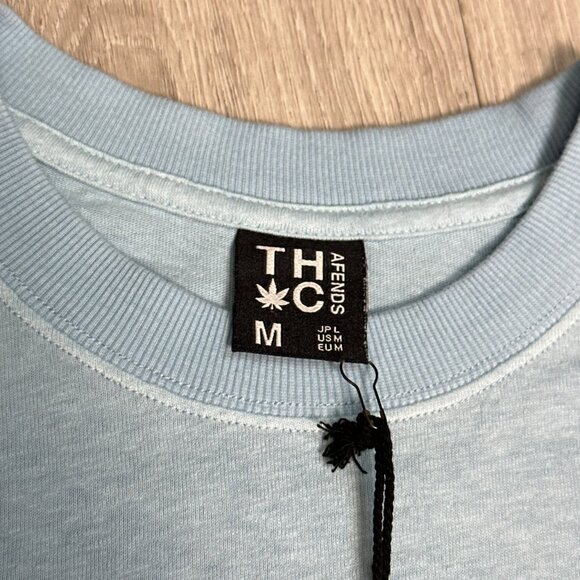 BNWT Afends - Coasting - Hemp Men's Blue Retro Fit T-Shirt - Size Medium - Picture 5 of 14